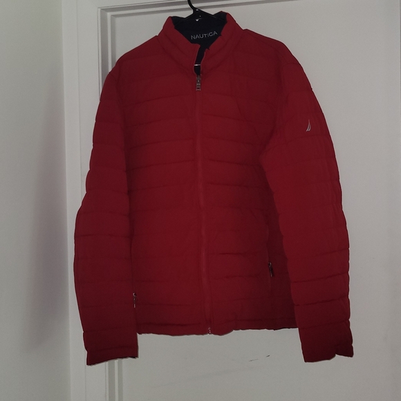 Nautical Slim Down Jacket Reversible - Picture 2 of 13